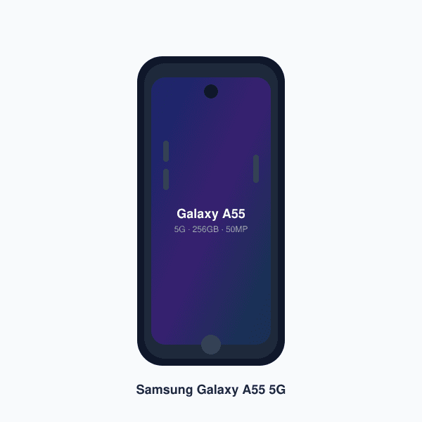 سامسونج جالكسي A55 5G ذاكرة 256GB